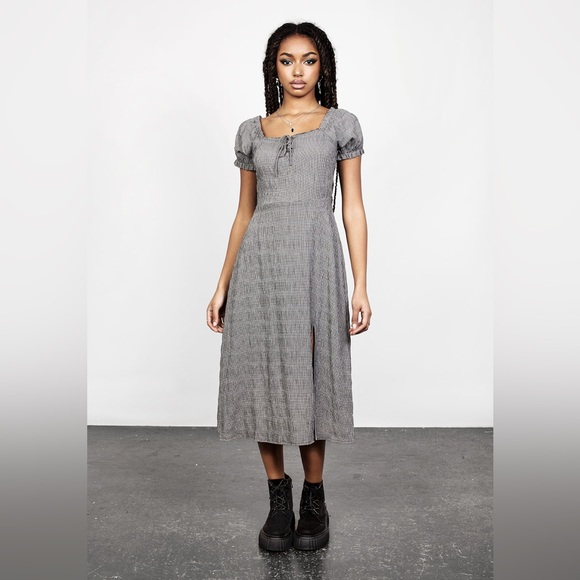 Disturbia Elvina Lace Up Midi Dress UK 18 / US 14 - Picture 8 of 12